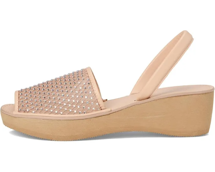 Сандалии Fine Glass Mesh с блестящей сеткой и ремешком на щиколотке