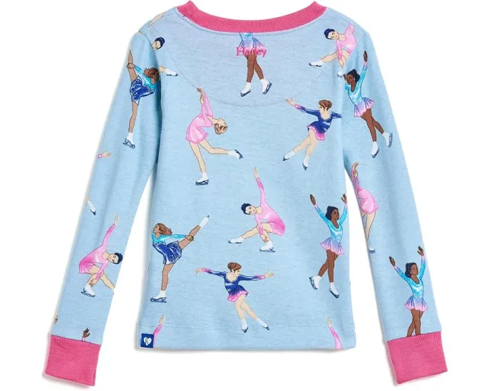 Комплект пижамы Figure Skaters Cotton Rib Hatley из хлопка