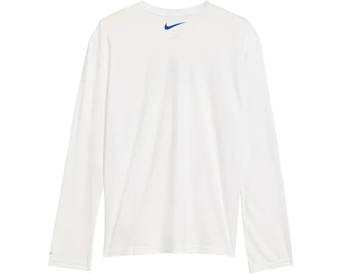 Футболка Nike Kids Hydroguard Swoosh Over с длинным рукавом и технологией Dri-FIT UV