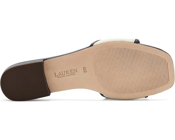 Босоножки Lauren Ralph Lauren Everley на низком каблуке с отделкой из кожи