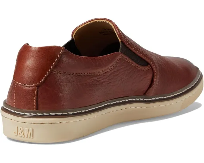 Johnston & Murphy Mcguffey Slip-On из гладкой кожи с амортизирующей стелькой