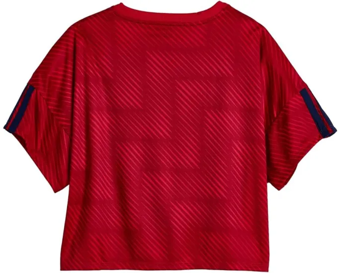 Детский топ adidas Kids с футбольным принтом из переработанного полиэстера