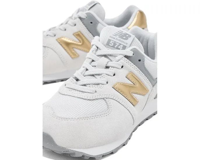 Детские кроссовки New Balance 574 с верхом из замши и сетки