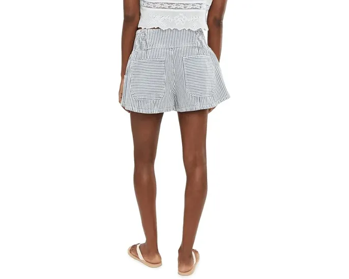 Шорты Free People Luna Railroad из денима
