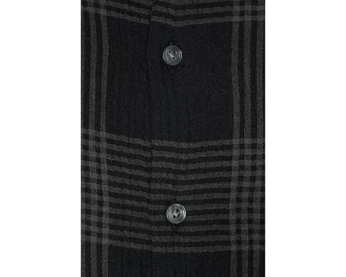 Рубашка John Varvatos Luca из модала с отложным воротником и длинными рукавами