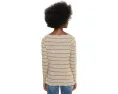 Топ Long Sleeve Boatneck Knit w/ Twist Detail Liverpool Los Angeles с полосатой вязкой