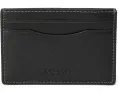 Картхолдер COACH с клипсой для денег из натуральной зернистой кожи