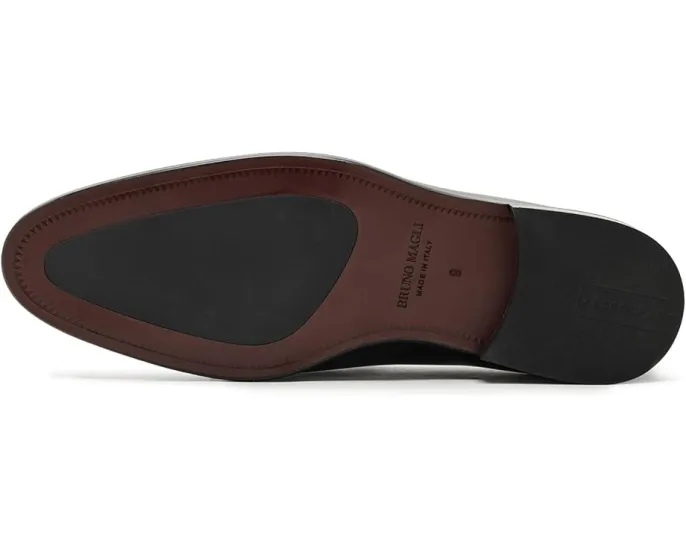 Бруно Магли Sante лоферы с двойной эластичной вставкой и традиционной деталью Bit