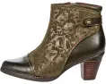 Ботильоны L'Artiste by Spring Step Socute с металлическим принтом и конусным каблуком