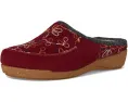 Тапочки Woolflower с ручной вышивкой и меховой подкладкой от Taos Footwear