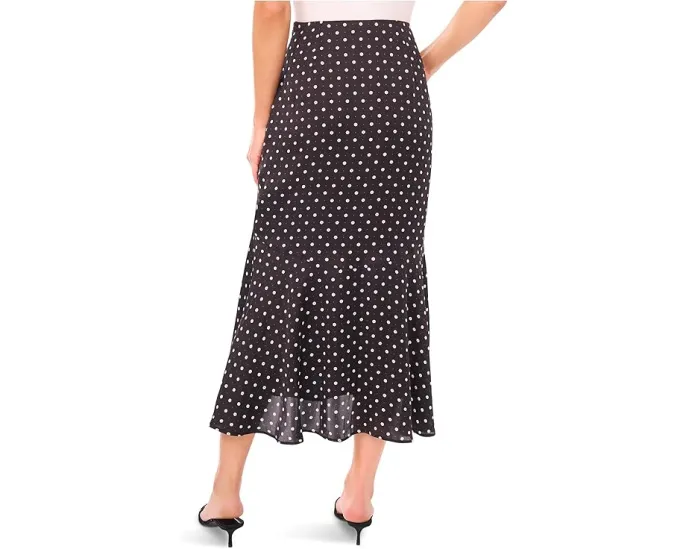 Мидская юбка CeCe из шармеза с пышным подолом