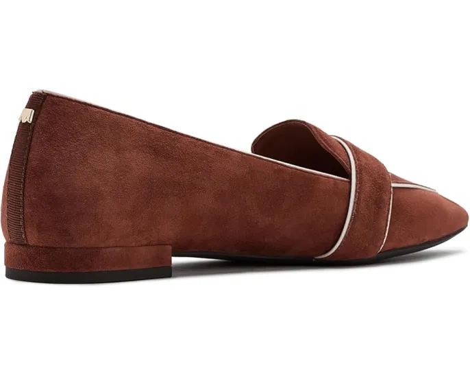 Ботинки Sparrow Loafers из замши с квадратным носком и каблуком от Birdies