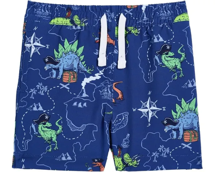 Плавательные шорты Chubbies Kids The Lil Rex Marks The Spot с динозаврами