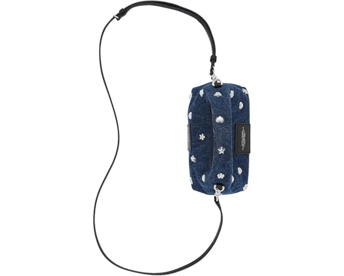 Микро сумка кроссбоди Mini Icon Stud Denim Micro с заклепками Marc Jacobs