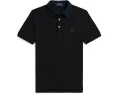Поло из хлопкового сетчатого полотна с клетчатым воротником Polo Ralph Lauren Kids для подростков