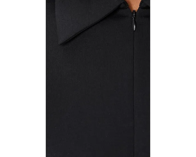 Vince Полузип с воротником и длинным рукавом из мягкой ткани