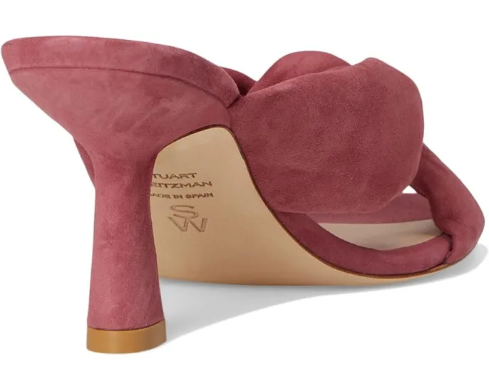 Босоножки Soplaya Slide 75 Stuart Weitzman на шпильке с узлом