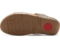 Блестящие сандалии-слайды FitFlop Lulu с двумя ремешками