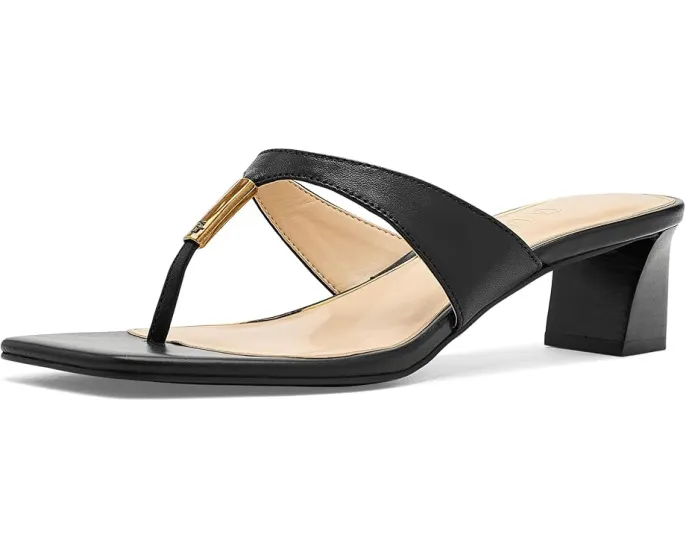 Сандалии-вьетнамки GUESS Yaiza с квадратным носком и квадратным каблуком