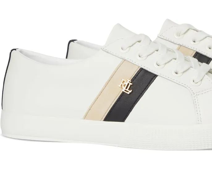 Кроссовки Lauren Ralph Lauren Janson II из кожи с цветными вставками