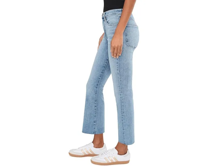 Укороченные джинсы с расклешенным низом Madewell The Stretch Flare Crop из стрейчевого денима