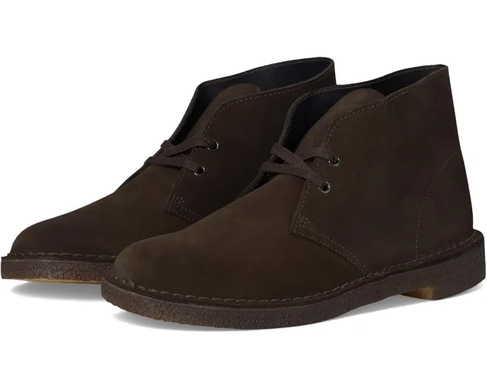 Ботинки Clarks Desert Boots из замши на резиновой подошве