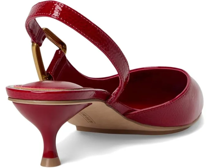 Туфли Vince Camuto Inari на каблуке kitten heel с геометрической пряжкой