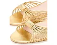 Туфли Loeffler Randall Dixie на каблуке-котенок с золотистой кожей