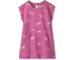 Платье Hatley Kids Terry Slouchy из махровой ткани с принтом