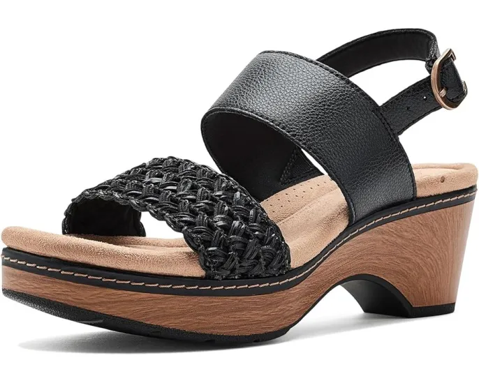 Сандалии Clarks Seannah Step с ремешком на щиколотке и застежкой на липучке
