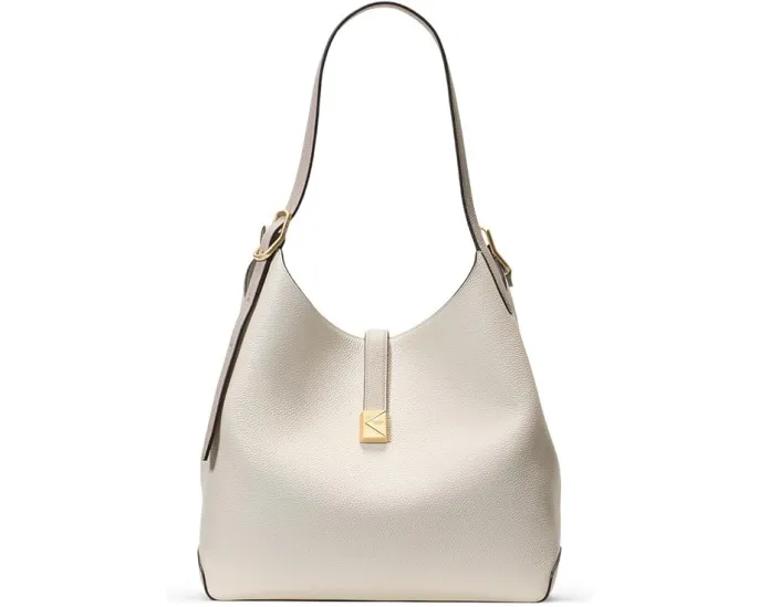 Большая плечевая сумка Kate Spade New York Deco из тисненой кожи в цветном блоке