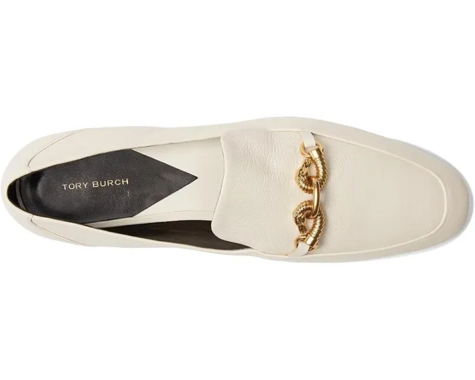Кожаные лоферы Tory Burch Jessa с квадратным носком и низким каблуком