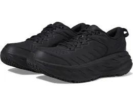 Кроссовки Hoka Bondi Slip Resistant с максимальной амортизацией и водостойкой кожей
