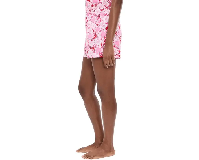 Lilly Pulitzer Боксеры для сна Elly PJ с эластичным поясом и карманом