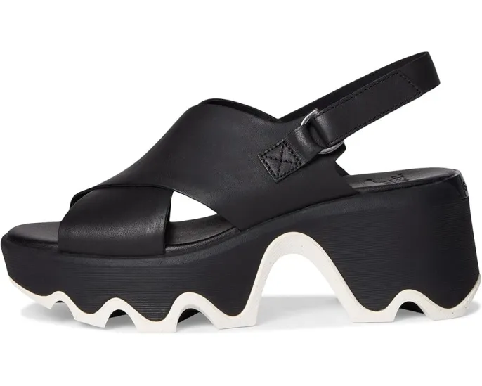 Сандалии SOREL Kinetic Aura Slingback с перекрестным ремешком и квадратным каблуком