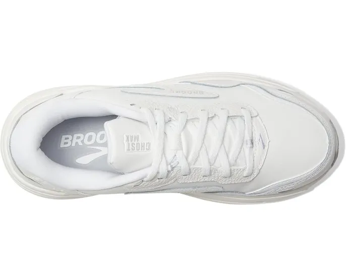 Кроссовки Brooks Ghost Max Leather с азотной амортизацией и технологией Glideroll Rocker