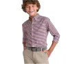Рубашка Skysail из перформанс хлопка в клетку с технологией охлаждения Vineyard Vines Kids