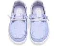 Детские лоферы Hey Dude Kids Wendy Print с округлым носком и технологией Flex & Fold