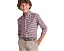Рубашка Skysail из перформанс хлопка в клетку с технологией охлаждения Vineyard Vines Kids
