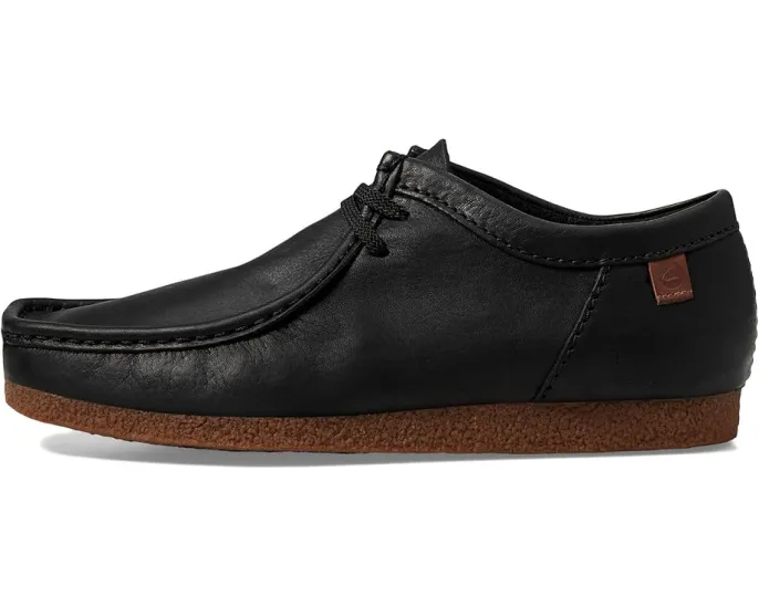 Кроссовки Clarks Shacre II Run с узором Wallabee и технологией Extreme Comfort