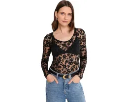 Free People топ Early Sunsets Layering с цветочным кружевом