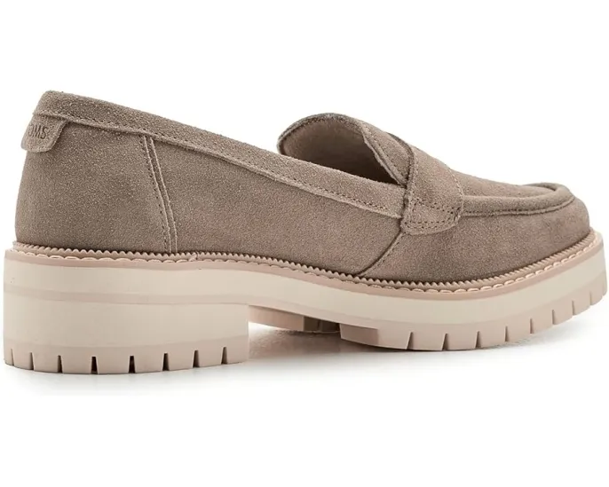 Лоферы TOMS Cara с платформой и контрастными деталями