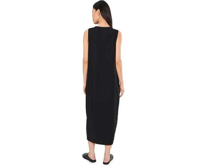 Платье Eileen Fisher Stretch Jersey Knit Oval из тенселя без рукавов