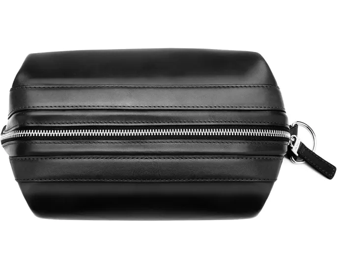 Дорожная косметичка Bosca на 10 дюймов из состаренной кожи с крючком