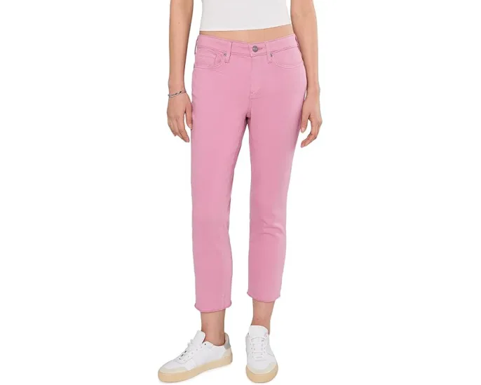 Укороченные джинсы Petite Sheri с бахромой от NYDJ с технологией Lift Tuck