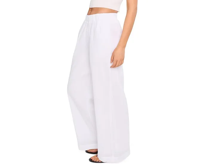 Брюки пляжные Seafolly Beach Edit из креповой ткани с карманами