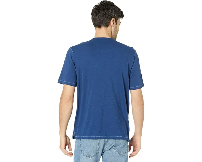 Футболка Tommy Bahama Bali Beach Crew Short Sleeve с вышивкой парусника