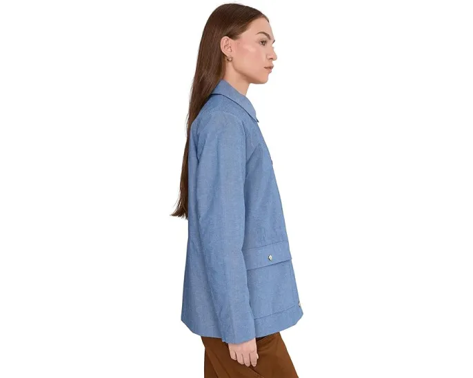 Куртка Lauren Ralph Lauren Chamray Anorak из смесового хлопка с карманами на клапанах