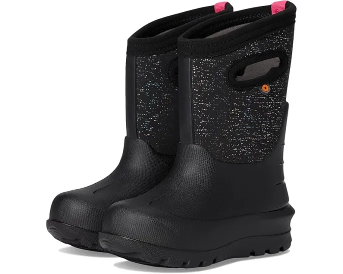 Детские резиновые сапоги Bogs Neo Classic Metallic Fleck с защитой от холода до -37°C