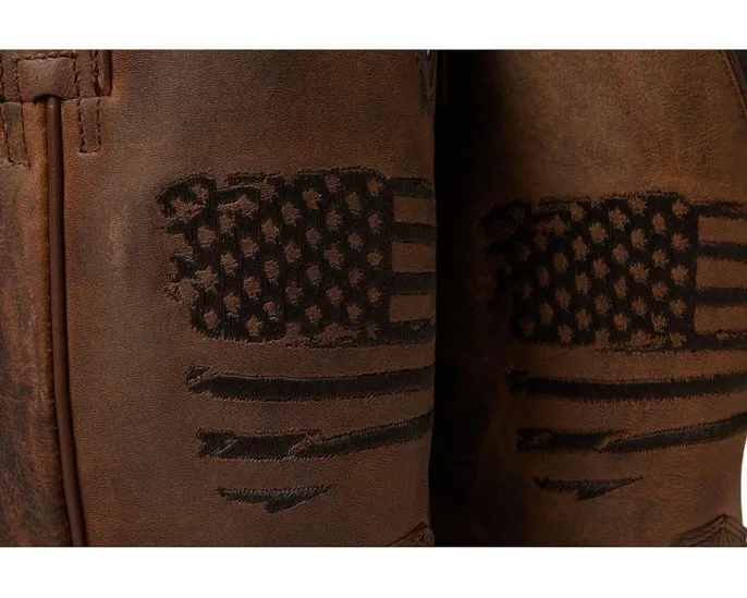 Ковбойские сапоги Ariat Circuit Patriot с дизайном флага и технологией 4LR